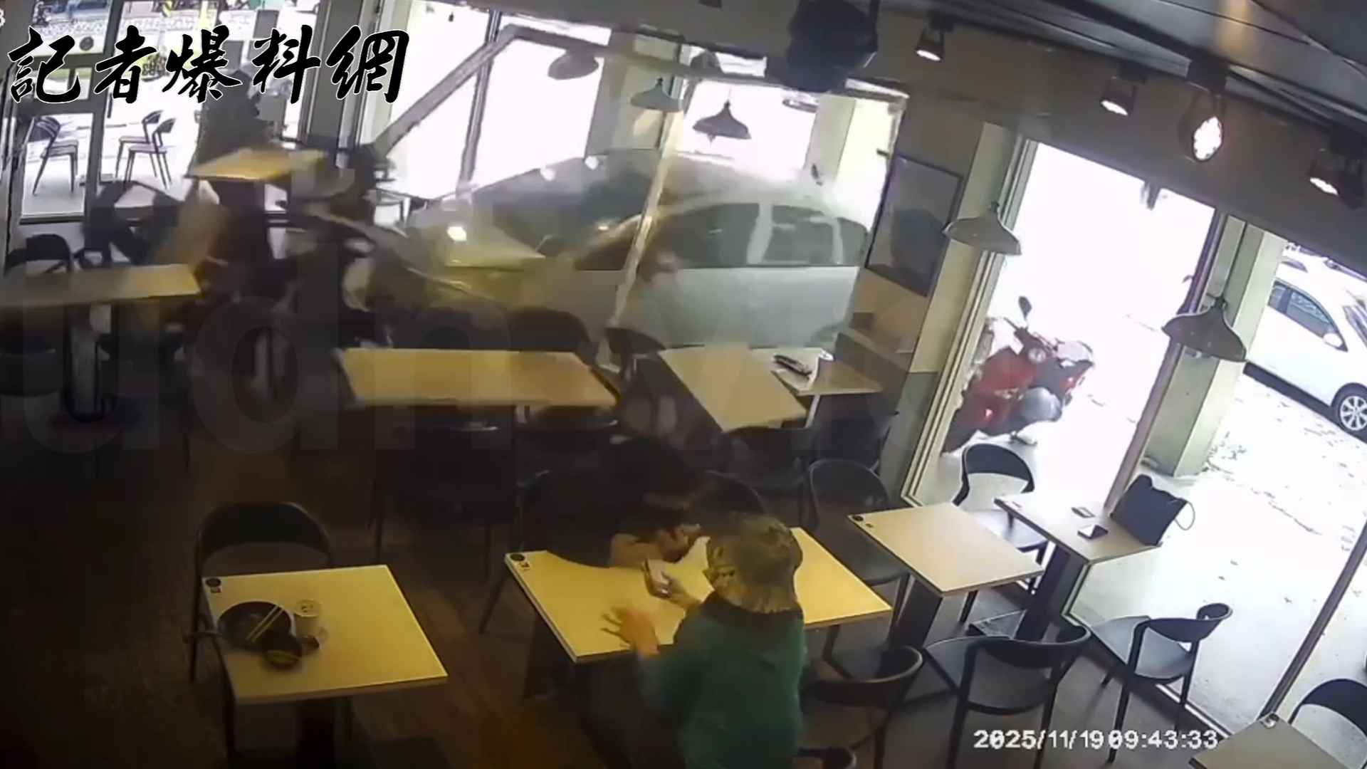 花蓮美崙地區1家早午餐店,今(19)日上午9時許傳出驚悚意外!