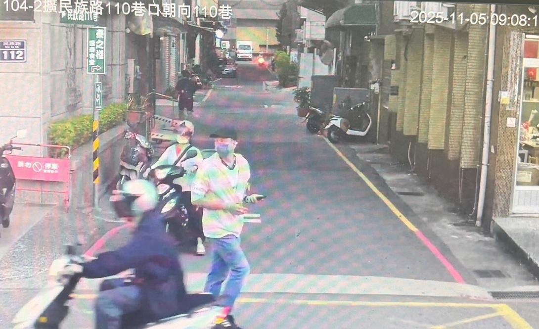 ▲圖說:馬來西亞籍車手在犯案期間頻繁更換衣褲、外套及帽子,藉以躲避警方查緝 (圖/台中市政府 提供)