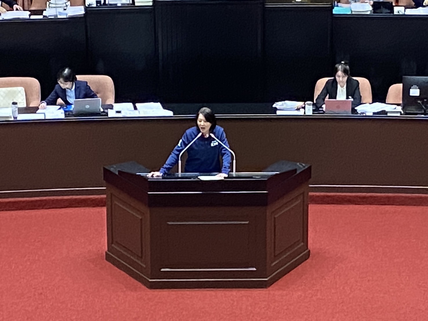 本身是媒體出身的國民黨立委王鴻薇在立法院表現十分認真,廣獲好評。(圖/資料照片)