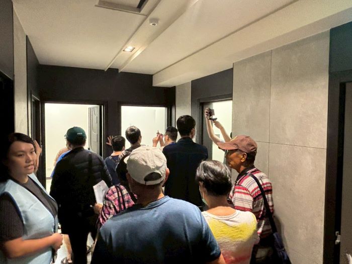 新北海砂屋住戶入住都更中繼宅 24 《圖說》新莊中繼宅看屋流程。〈都更處提供〉