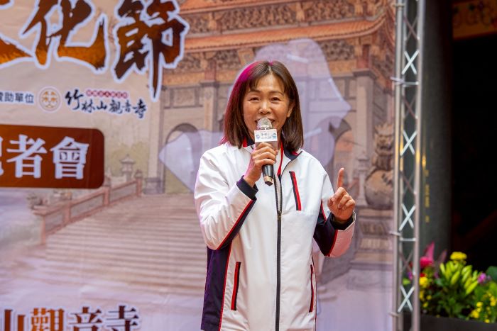 傳統戲曲結合潮流公仔 林口子弟戲文化節11/2登場 37 《圖說》林口區長鄭淑敏表示,林口子弟戲文化節自2009年舉辦至今已邁入16個年頭,藉由活動讓民眾在歡樂氣氛中體驗在地文化魅力。〈林口區公所提供〉