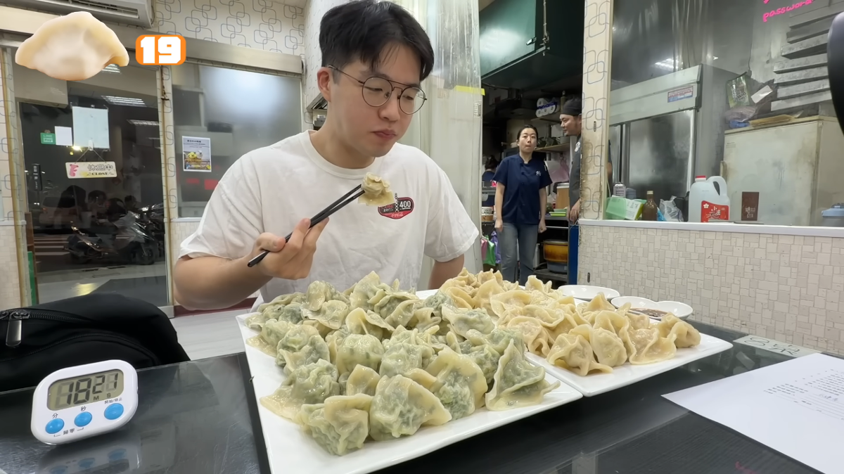 100顆水餃20分吃完有獎金 失敗要自付?