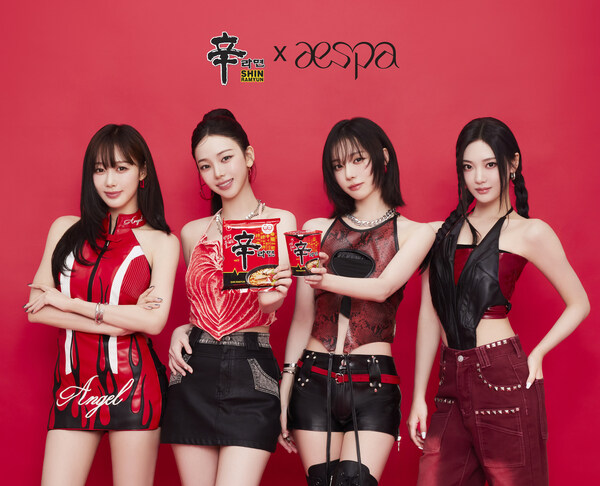 農心發佈由aespa出演的辛拉麵全球廣告片