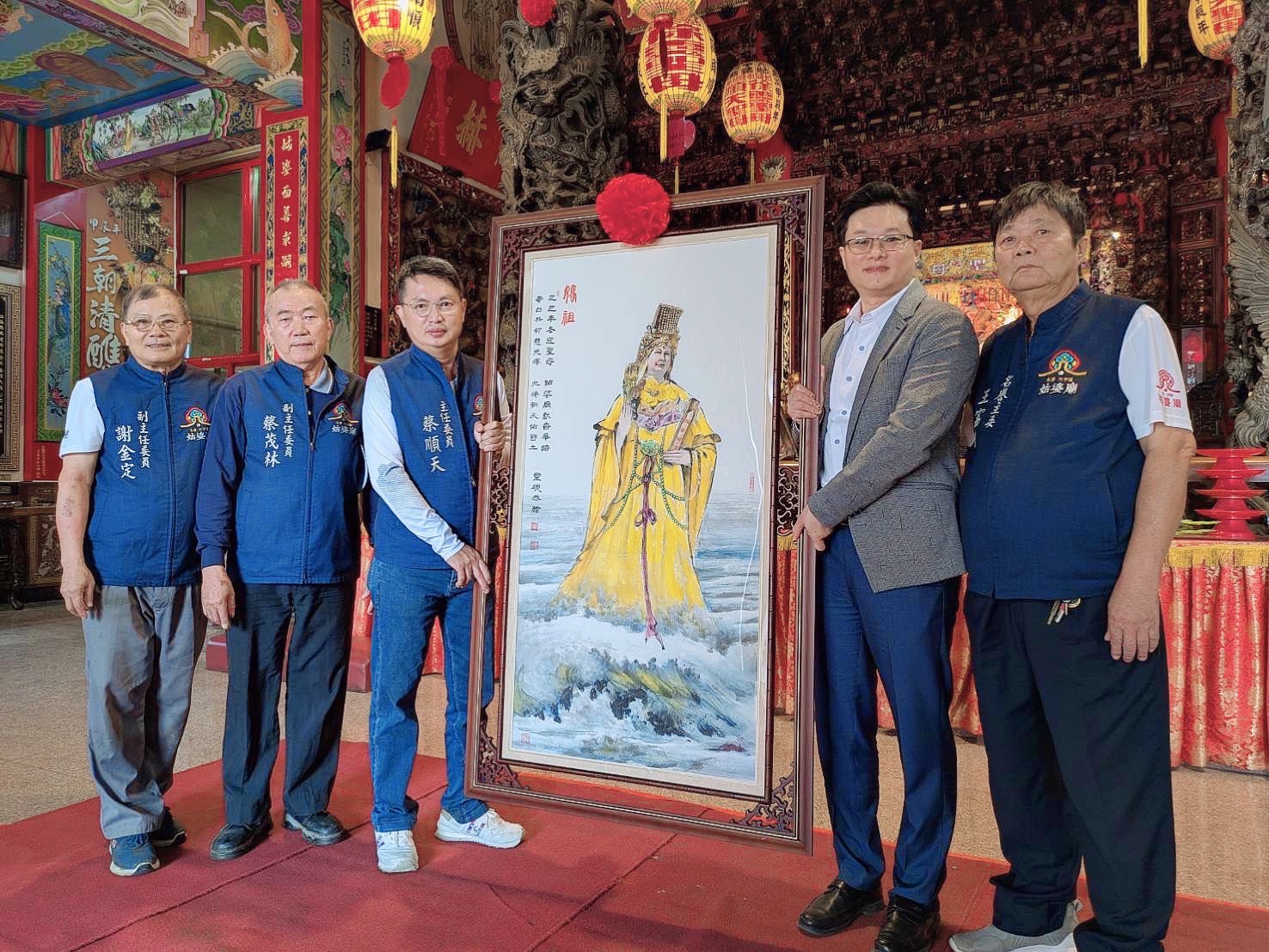 北港媽祖駕臨台南永康 姑婆廟以水墨聖像恭迎聖駕 244 北港媽祖駕臨台南永康 姑婆廟以水墨聖像恭迎聖駕 243