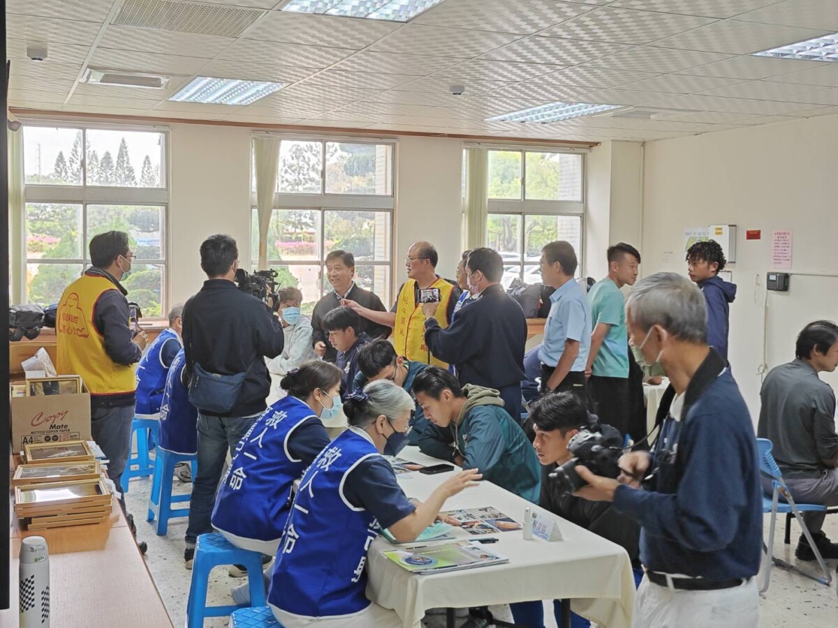 ▲善的力量在擴散!興達電廠員工百人建檔,為血癌病患點亮重生希望。