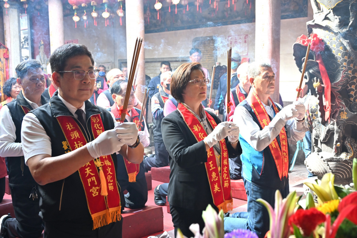 2025彰化媽祖祈福文化節熱鬧登場,天門宮270週年、十三媽祖齊聚庇民。圖/彰化縣政府提供