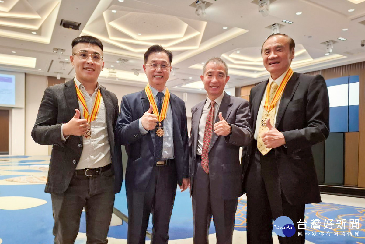 彰基於2025第二十一屆 IIP國際傑出發明家獎中，勇奪佳績，共榮獲「創新發明菁英獎」、「國際學術創新卓越獎」、「國際傑出發明家發明國光獎」三項殊榮。圖／彰基醫院提供
