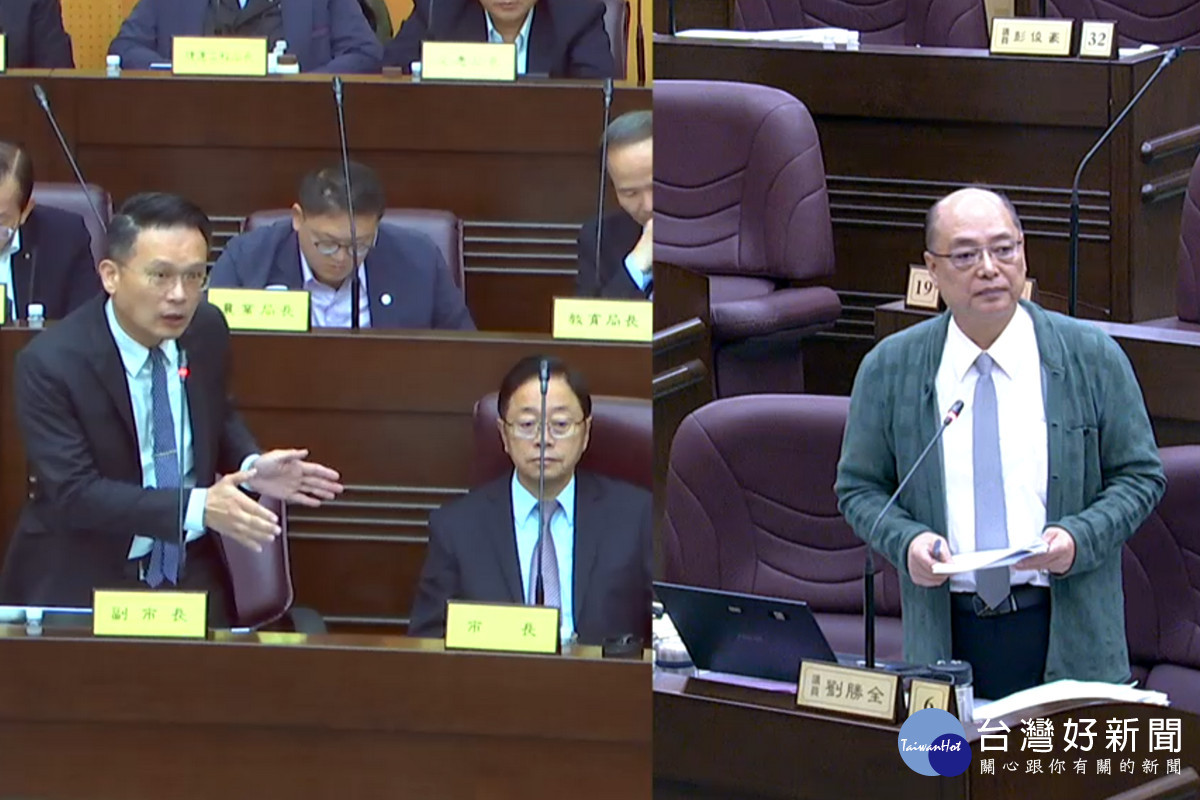 針對桃林鐵路第六期，桃議員劉勝全質詢副市長蘇俊賓。<br /><br /> 