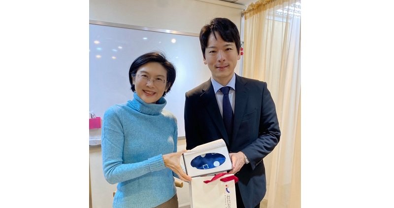 林岱樺倡議高雄護國產業 與日本交流協會討論台日關係