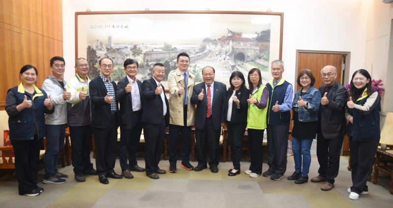 仁德醫專拜會縣府　陳光復感謝培育在地醫護人才