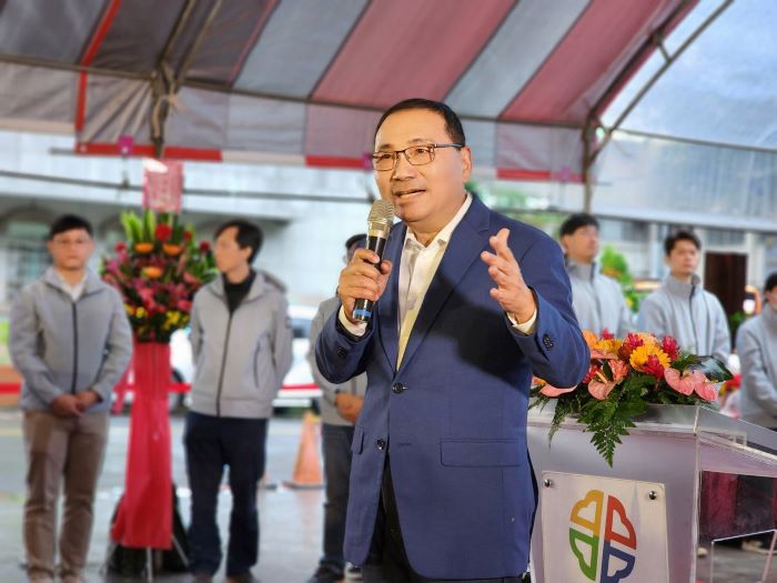 市政服務更完善 瑞芳地政事務所暨衛生所動土 29 《圖說》侯友宜市長主持瑞芳地政事務所暨衛生所聯合大樓動土典禮,期許工程如質如期完工。〈工務局提供〉