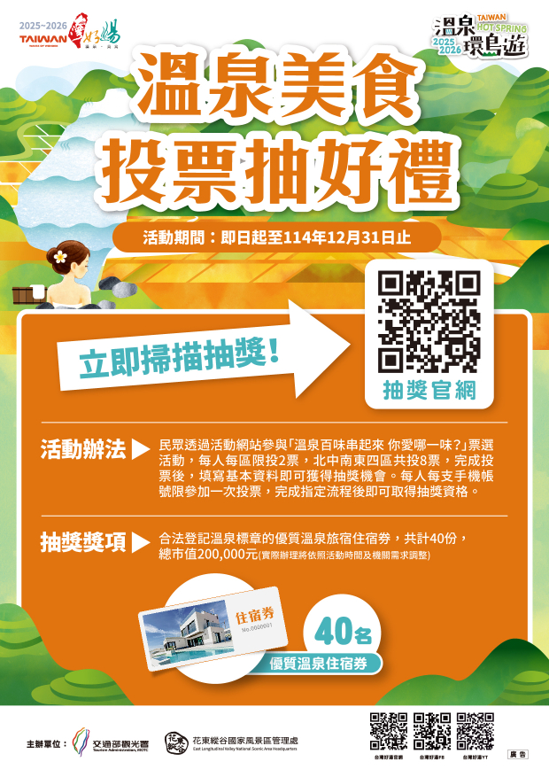 活動海報 圖/交通部觀光署交通部觀光署花東縱谷國家風景區管理處