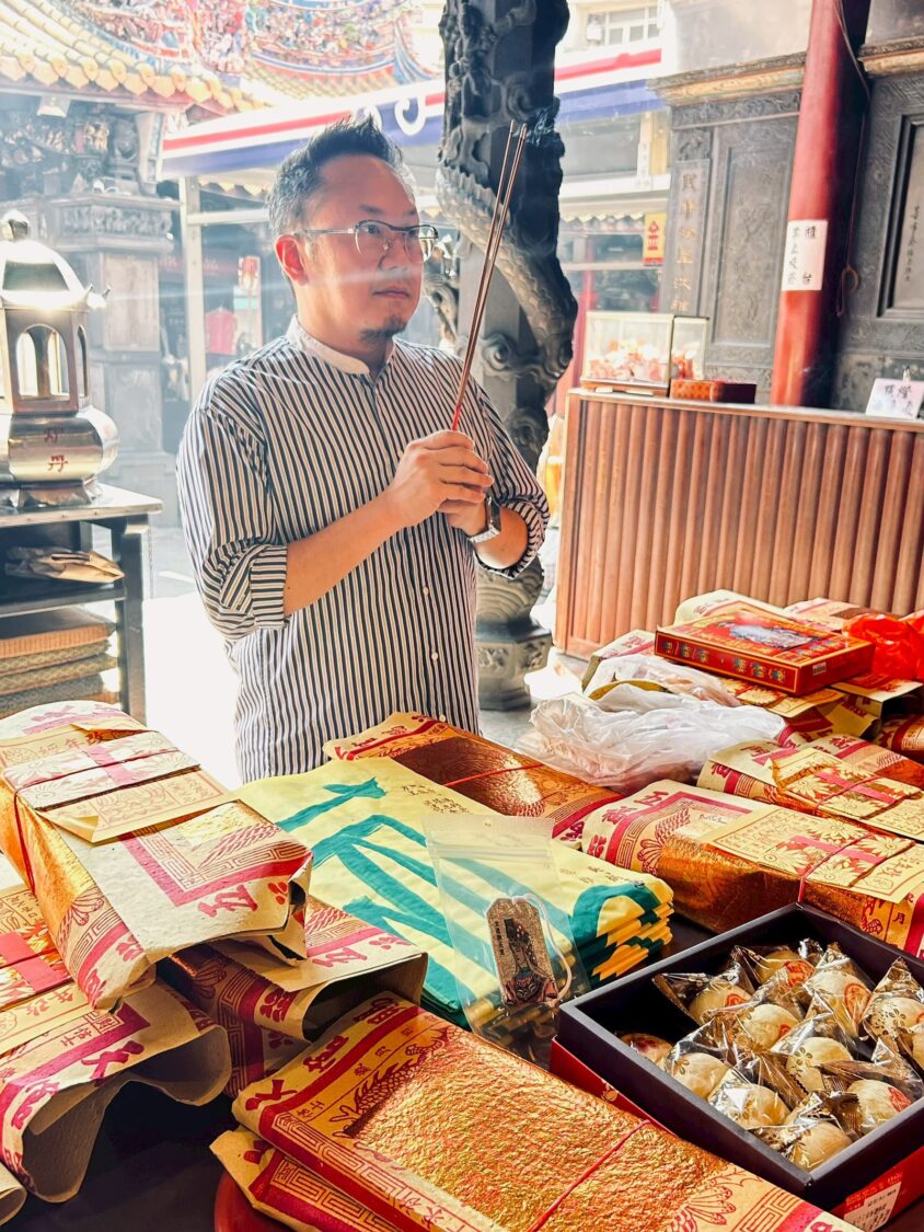 文總秘書長李厚慶說道,艋舺大拜拜不只是台北三大廟會之一,更是萬華一年一度重要的慶典。(圖/文總 提供)