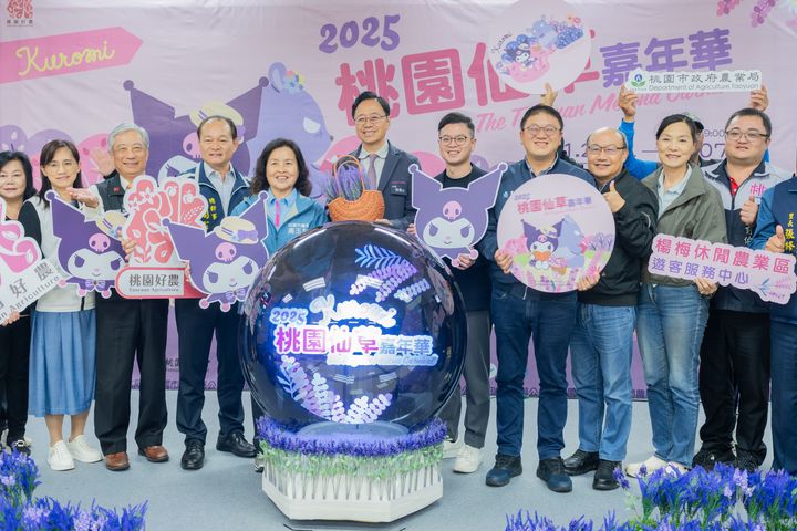 「桃園仙草嘉年華」11/22夢幻登場 酷洛米x紫色花海魅力齊發