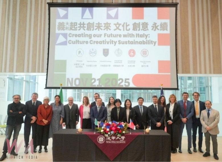 拓展全球視野！義大利頂尖建築名校設計教授造訪逢大　簽署教育合作MOU