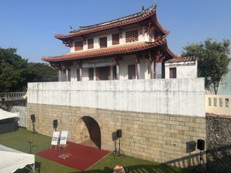 台南古蹟東門南門修復動工