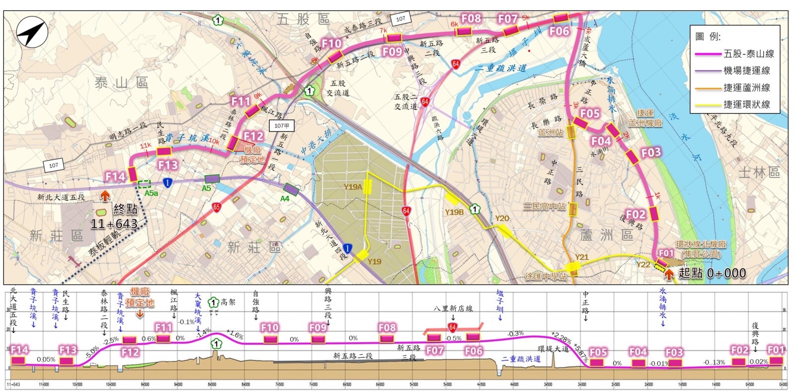 捷運線路網圖(圖源:新北市政府捷運工程局) 捷運線路網圖(圖源:新北市政府捷運工程局)