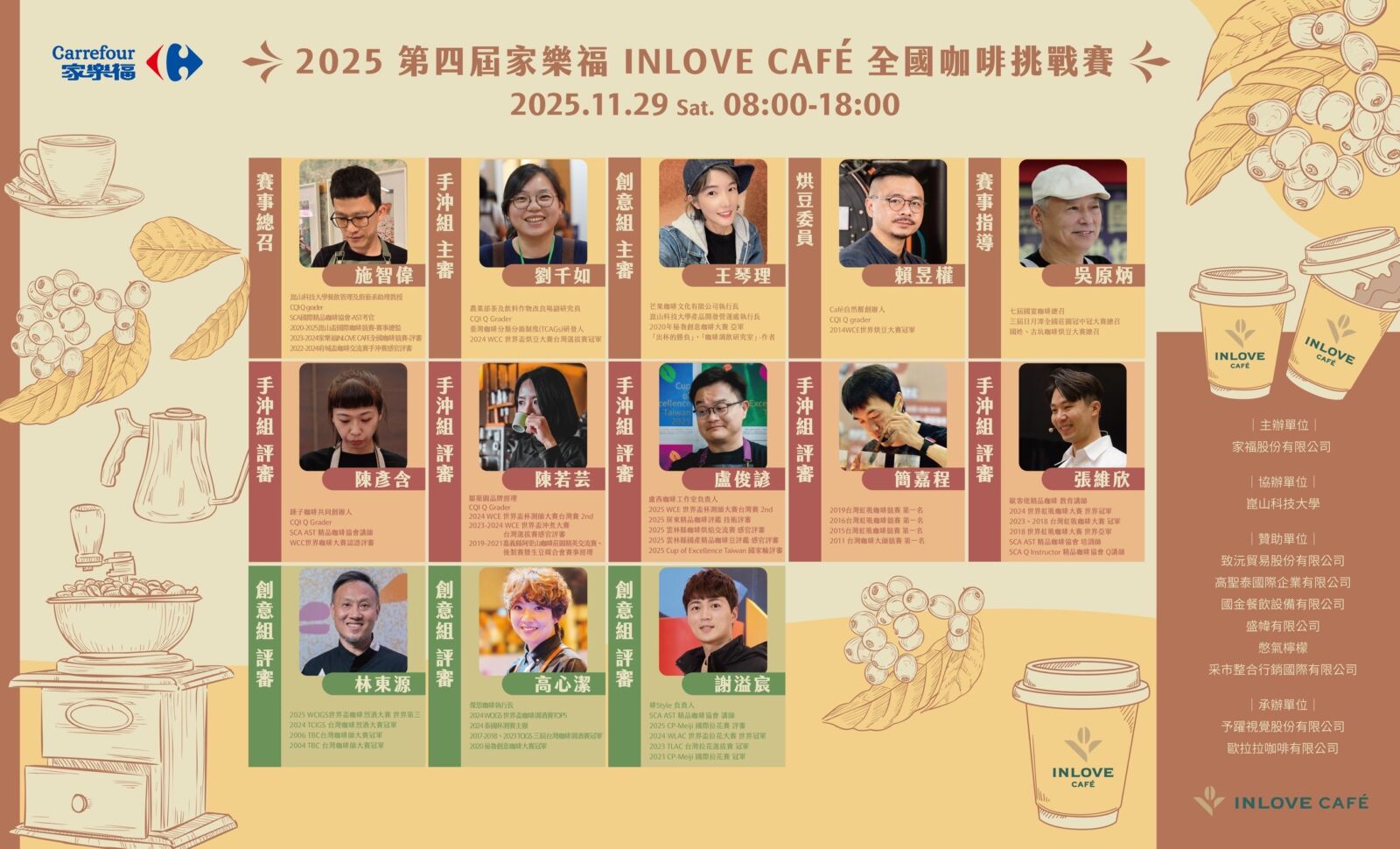 世界冠軍評審坐鎮 家樂福第四屆INLOVE CAFÉ挑戰賽掀咖啡熱潮 196 世界冠軍評審坐鎮 家樂福第四屆INLOVE CAFÉ挑戰賽掀咖啡熱潮 195
