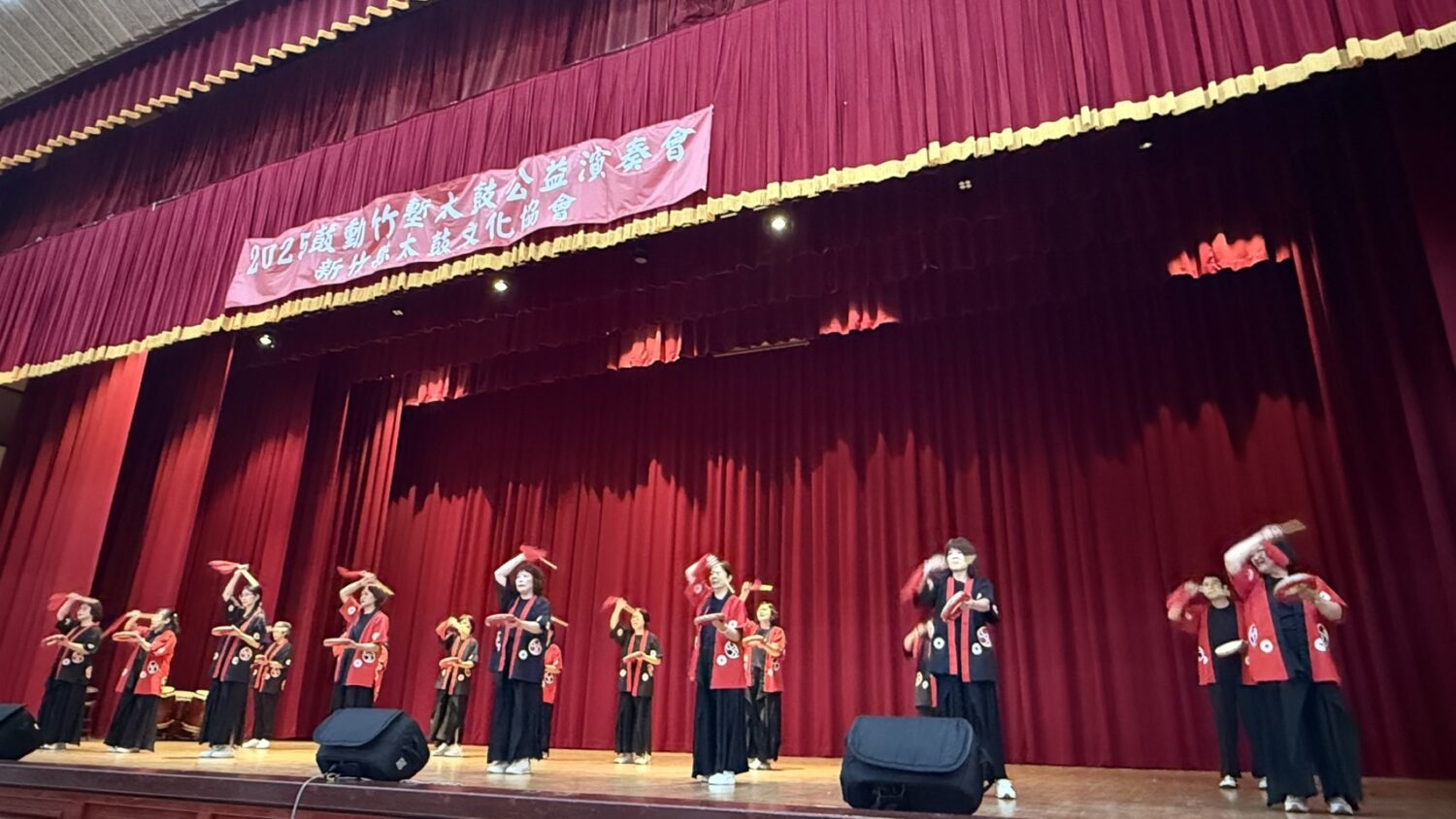 精彩太鼓演出震撼全場。(圖/記者林照東翻攝)