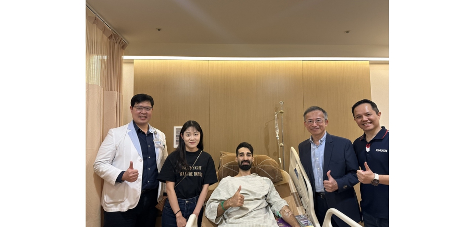 高醫以專業守護在地球隊運動員 TPVL元年阿巴西膝傷 高醫團隊啟動綠色通道展現醫療公益力