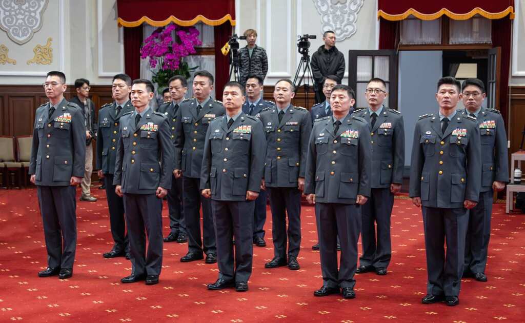 ▲總統主持「中華民國114年12月份將官晉任授階典禮」打造現代化的防衛力量。