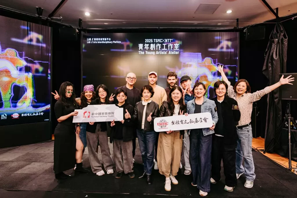 2025 TSMC╳NTT+ 青年創作工作室，台積電文教基金會自2024年起與歌劇院共同支持「TSMC╳NTT+ 青年創作工作室」計畫，提供科藝創作者實踐理想的舞台。（圖/臺中歌劇院提供，攝影：李建霖）