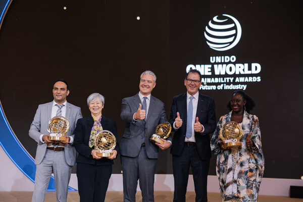 UNIDO 於利雅得公佈首屆 ONE World 可持續發展獎得主
