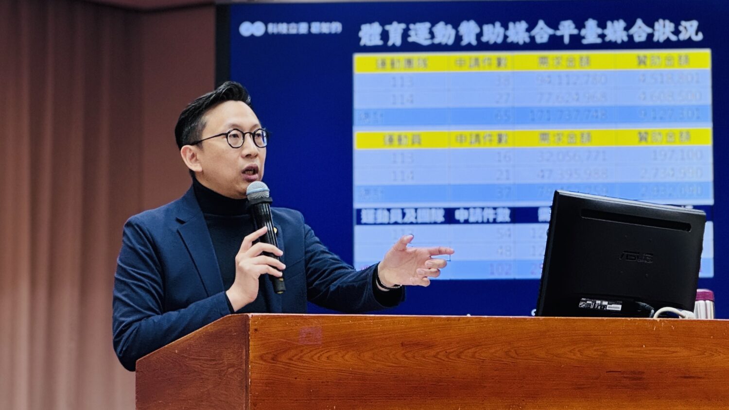 葛如鈞指出，平台兩年僅募得1200萬元，距離運動員及團隊超過2.5億元的需求落差巨大。(圖／葛如鈞國會辦公室)