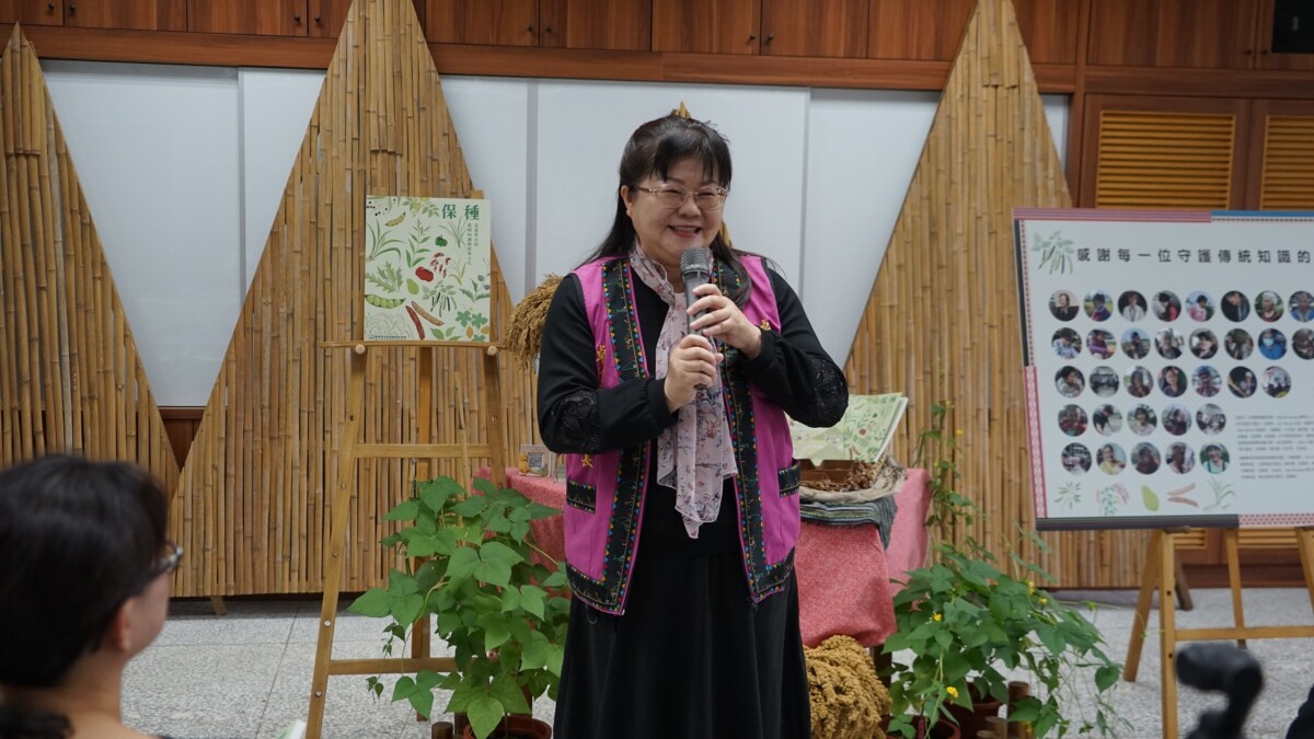 ▲卓清國小劉千瑜校長感謝花蓮場協助學校小米復耕食農教育。