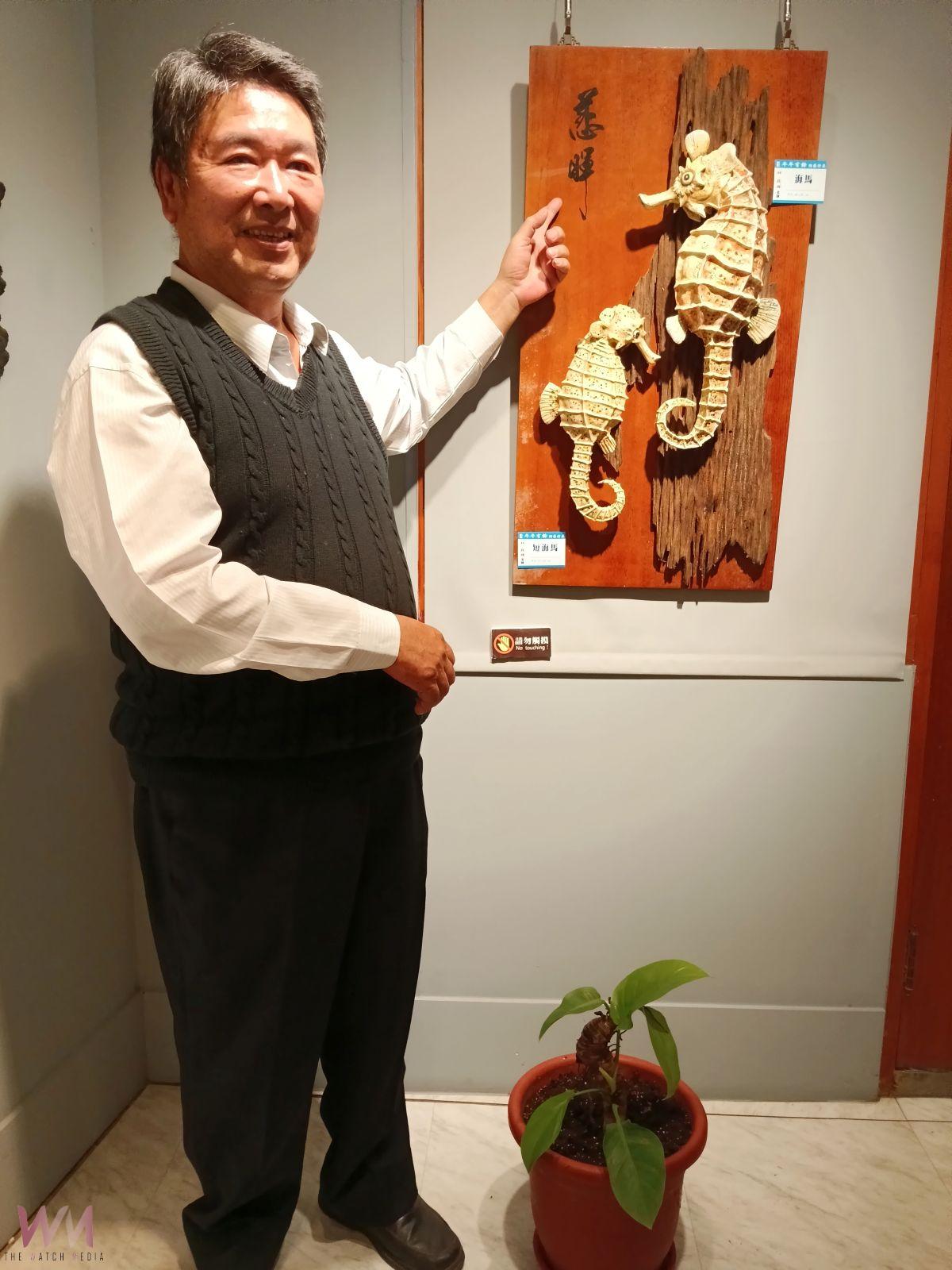 (有影片)/北港工藝坊推出林昆輝陶藝工藝展 陶魚姿態栩栩如生、再現海洋之美 - https://www.watchmedia01.com