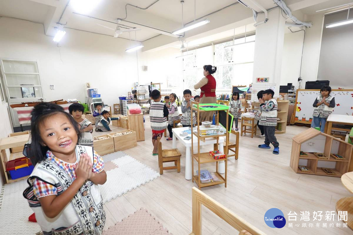 潭南國小幼兒園教室修繕工程落成啟用，完善學習空間。（縣府提供）