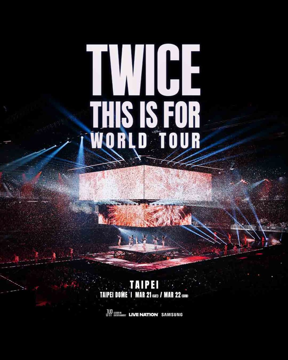 無預警震撼彈！TWICE正式宣佈 2026飆「三大」紀錄 首登臺北大巨蛋（圖/Live Nation Taiwan）