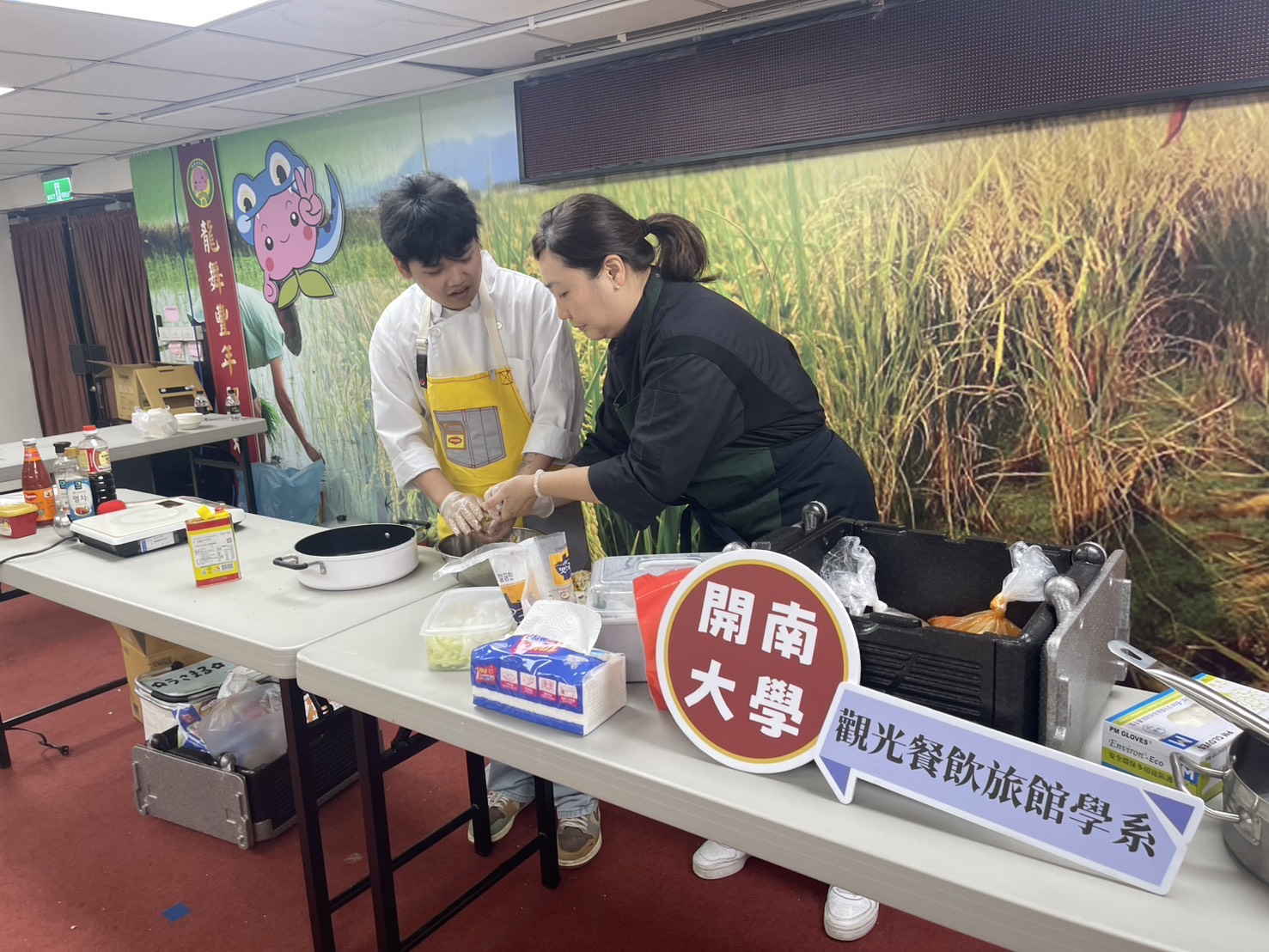開南大學師生以行動實踐USR 桃園優質稻米變身創新料理 S 34766902