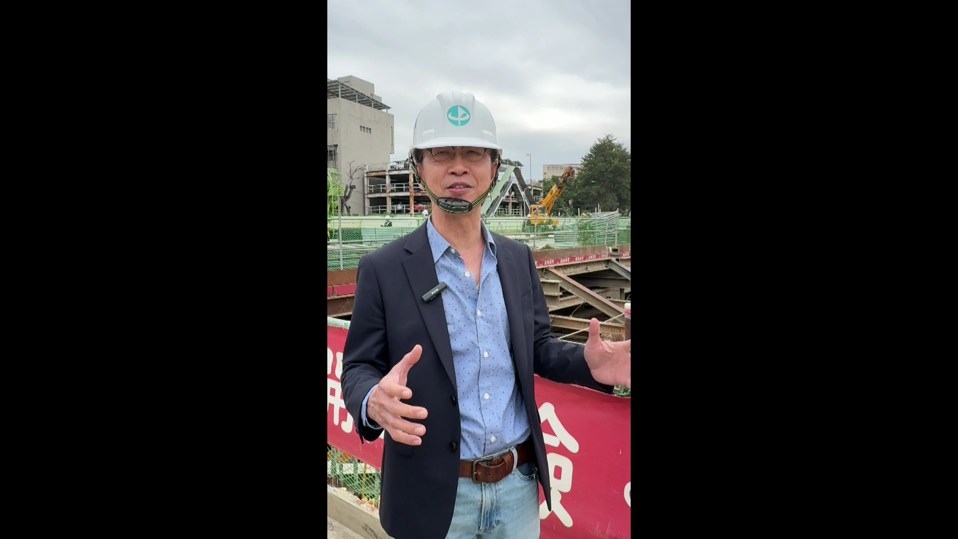 彰化首座大型百貨持續施工 林世賢到工地打破「停工謠言」 - https://www.watchmedia01.com