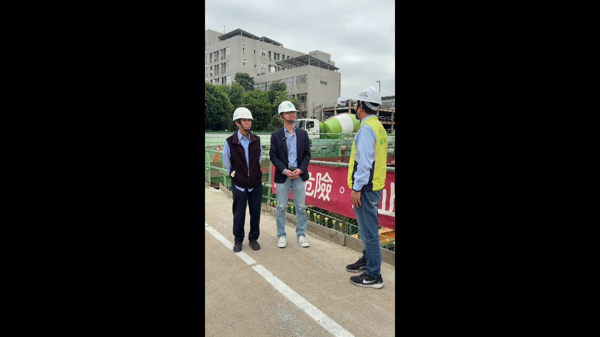 彰化首座大型百貨持續施工 林世賢到工地打破「停工謠言」 - https://www.watchmedia01.com