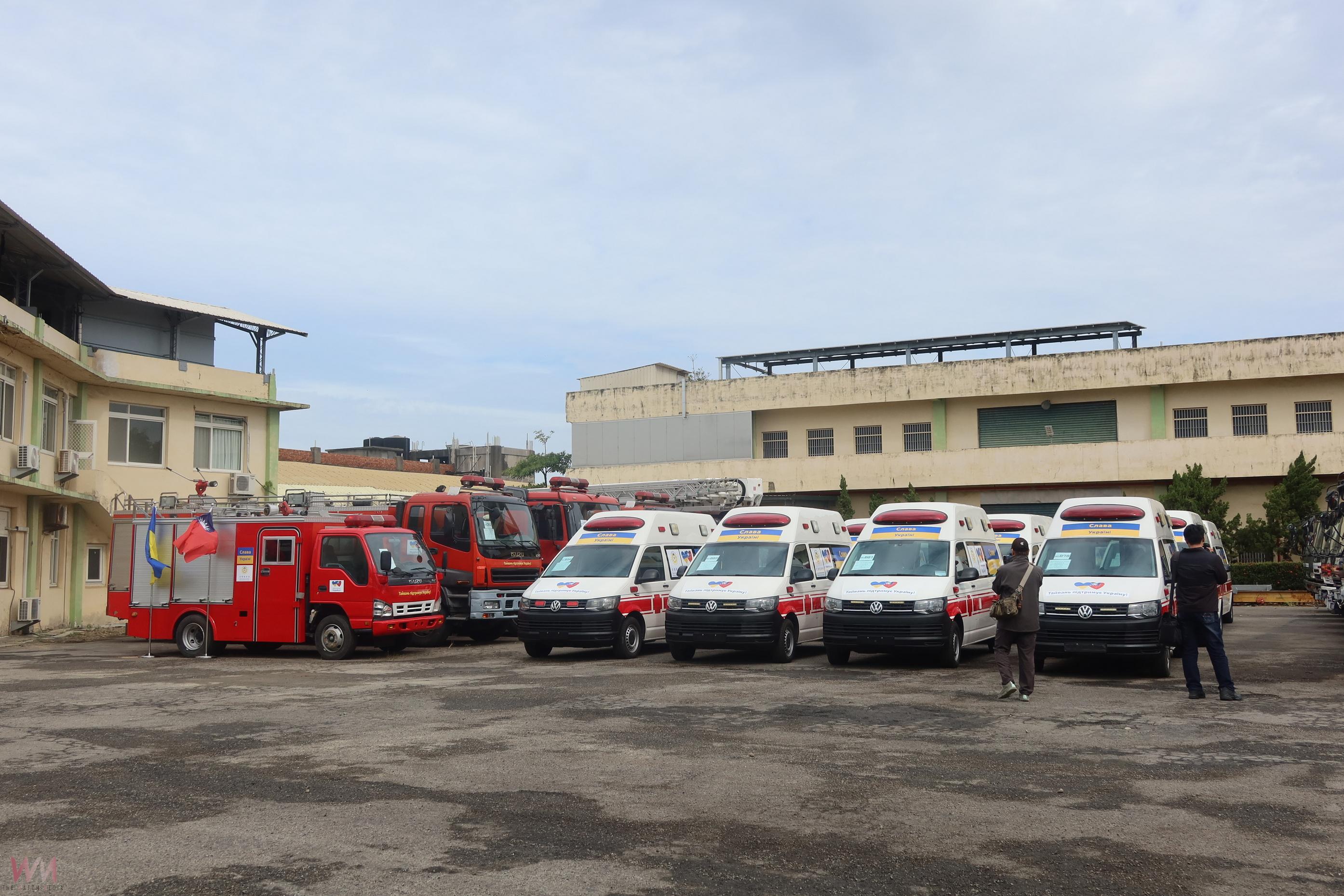 (有影片)/企業家白璨榮送出最後一批68輛救災車 援烏行動累計206輛 - https://www.watchmedia01.com