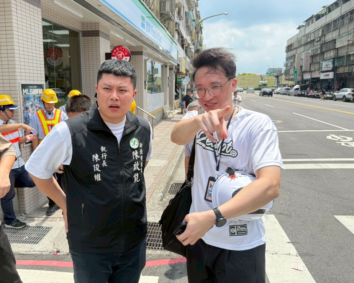 圖／陳啟能辦公室執行長陳俊維補充，香港此次災情顯示，高樓火災延燒速度驚人，現場每一秒都是與死神賽跑。（新北市議員陳啟能辦公室提供）