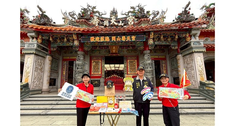 岡山壽天宮建廟313週年  高雄三山媽祖×白沙屯媽祖首次聯袂岡山賜福 高市府推出媽祖平安券歡迎進香信眾