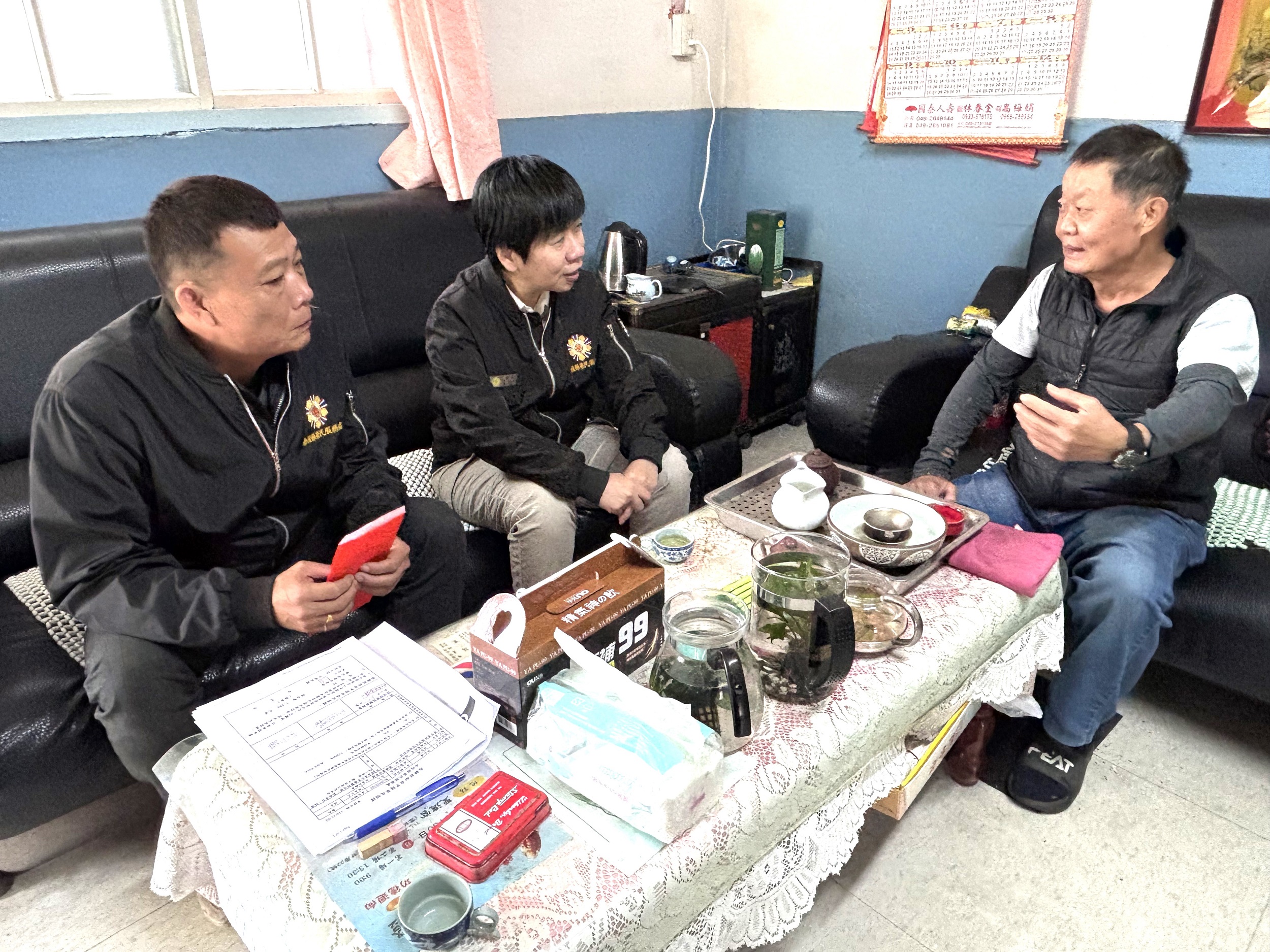 低溫來襲！南投榮服處深入社區訪視強化榮民冬季照護