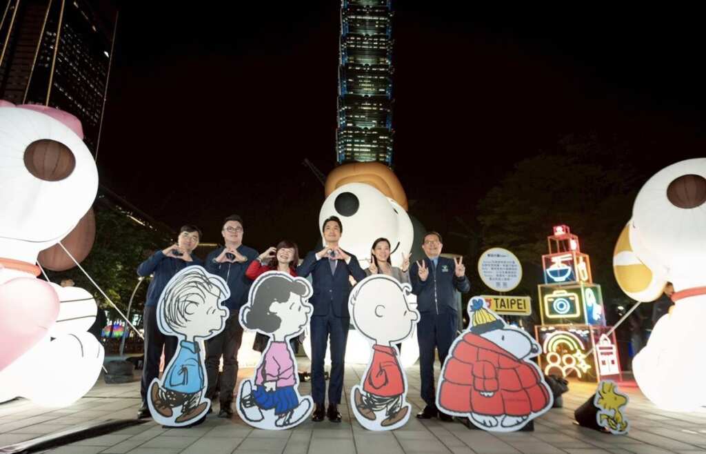 ▲「閃亮耶誕High跨年」宣傳記者會,蔣萬安宣布臺北冬季三大活動啟動。