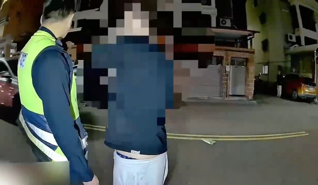 ▲圖說：面對員警詢問行車糾紛，徐男不僅說話含糊不清，身上還散發出濃濃愷他命氣味             （圖／台中市政府 提供）