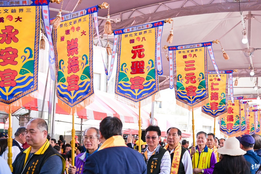 桃園三界爺文化祭21面頭旗齊聚　張善政：展現獨具特色客家文化亮點 223