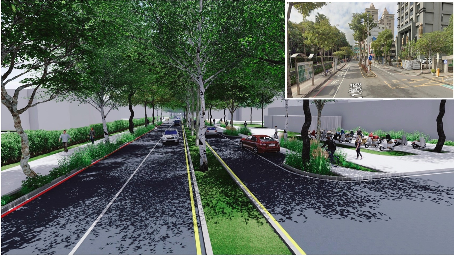 桃園成功路重整預計明年底完工 3面向提升行人體驗 44531453 1