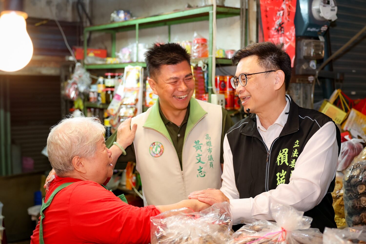 一天掃三菜市場勤走基層傾聽民意 賴瑞隆:用最貼近市民的方式爭取最大支持
