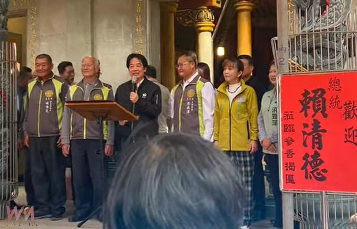總統褒忠聚保宮參香祈福 獻匾「慈雲吐澤」盼台灣平安興盛 - https://www.watchmedia01.com