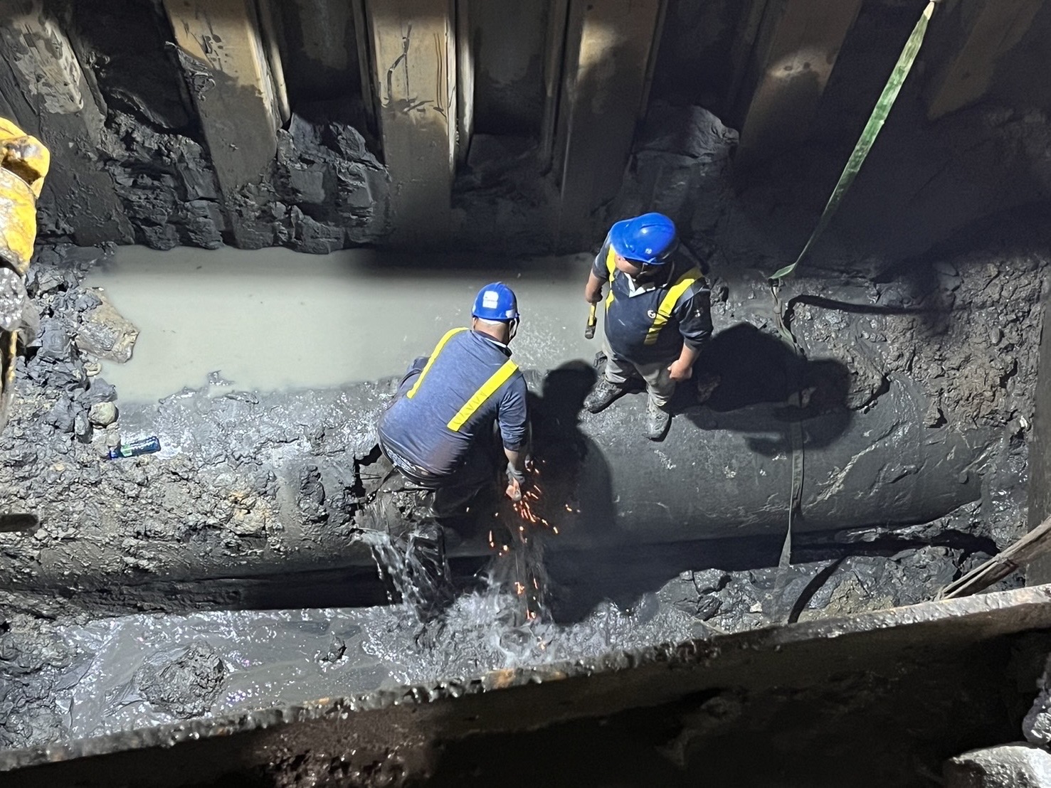 淡北道路施工造成淡水大停水 連日搶修今恢復供水 - https://www.watchmedia01.com