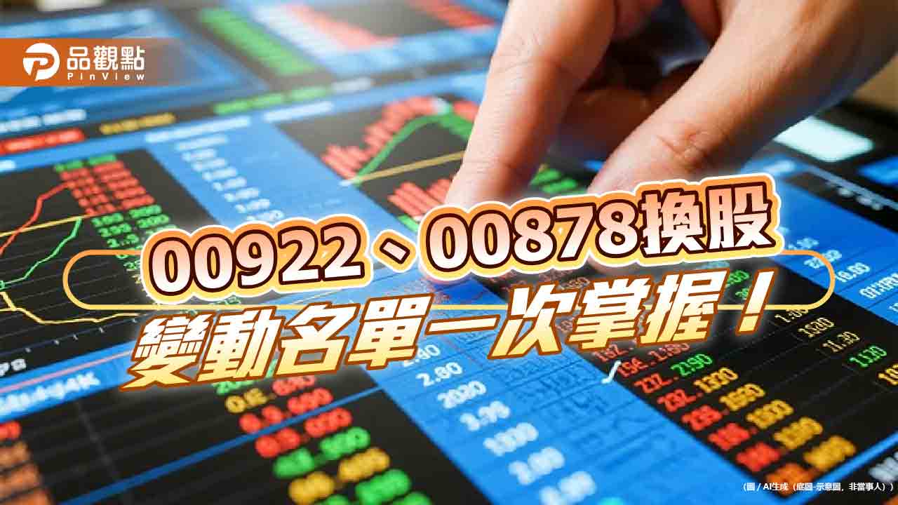 MSCI兩大台股指數換股!00878換3檔 00922剔除10檔