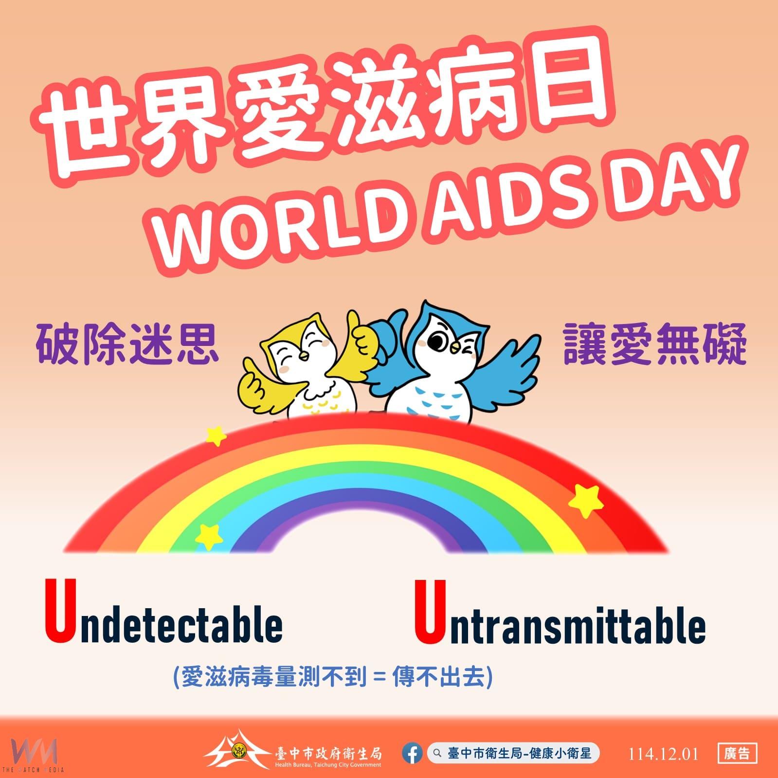 響應世界愛滋病日 中市衛生局推廣安全性行為與保險套可近性 共同守護市民健康 - https://www.watchmedia01.com