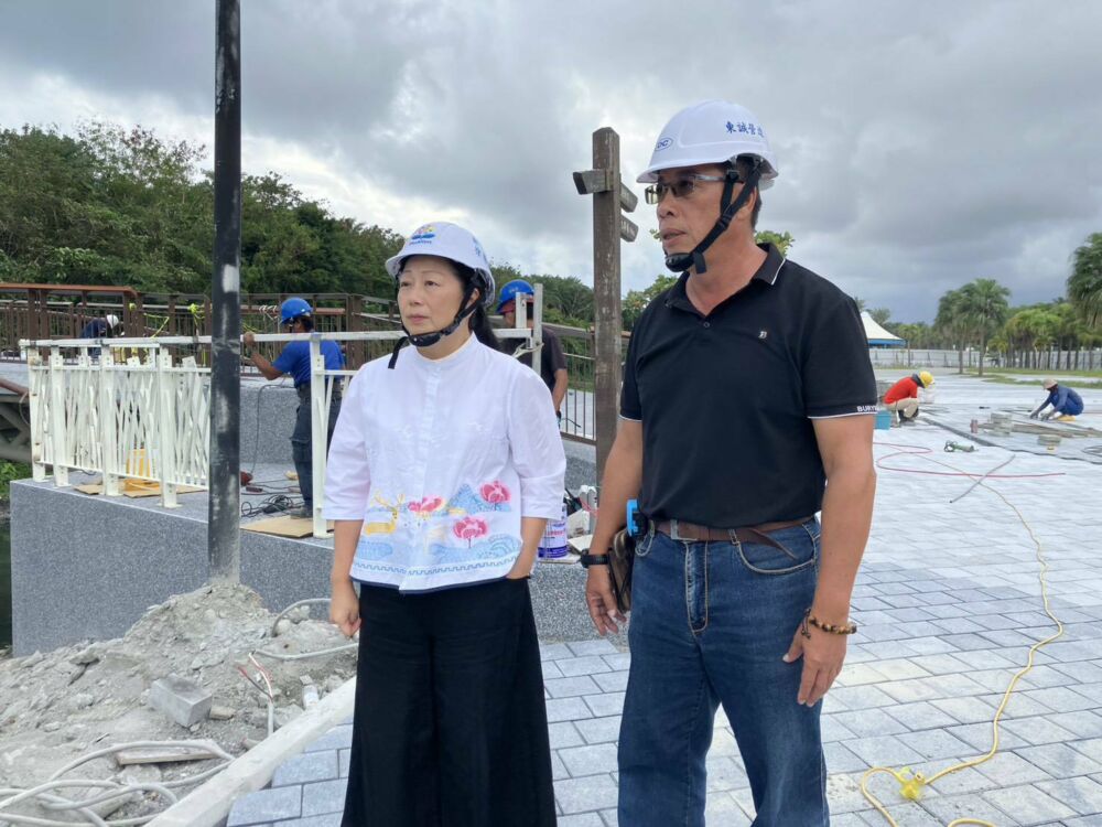 徐榛蔚會勘太平洋公園整修進度　預計12月底啟用 223