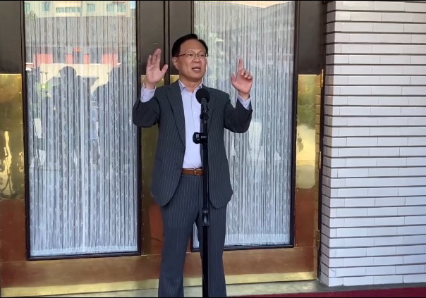 張啟楷表示，賴清德總統日前提及「2027年北京將完成武統台灣目標」的言論，引發民眾恐慌。(圖／張啟楷國會辦公室)